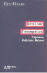 Notes sur l'occupation - naplouse, kalkilyia, hebron