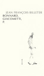 Bonnard, giacometti, p.