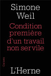 Condition premiere d un travail non servile