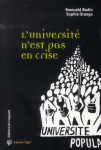 Savoir/agir : l'universite n'est pas en crise : les enjeux des nouveaux contours de l'enseignement superieur