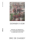 Donner a voir : images de birkenau, du sonderkommando a gerhard richter