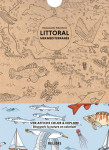 Littoral mer mediterranee  -  affiche a colorier