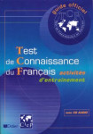 Test de connaissance du francais (tcf) - livre + cd audio - guide officiel tcf livre + cd audio