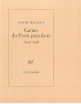 Carnet du front populaire - (1935-1936)