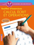 Calcul ecrit et operations  -  ce2  -  feuilles d'exercices