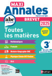 Maxi annales brevet 2025 - corrigé