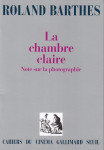 La chambre claire - note sur la photographie