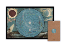 Carte – éclipse, lune et météorites - géographie nostalgique