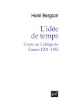 L'idee de temps - cours college de france