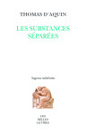 Les substances separees