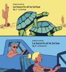 Le gros bourrin et la tortue - flip book