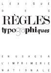 Lexique des règles typographiques