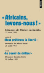 « africains, levons-nous ! »