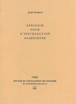 Apologie pour l'insurrection algérienne