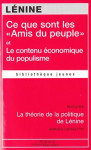 Ce que sont les "amis du peuple" - le contenu économique du populisme