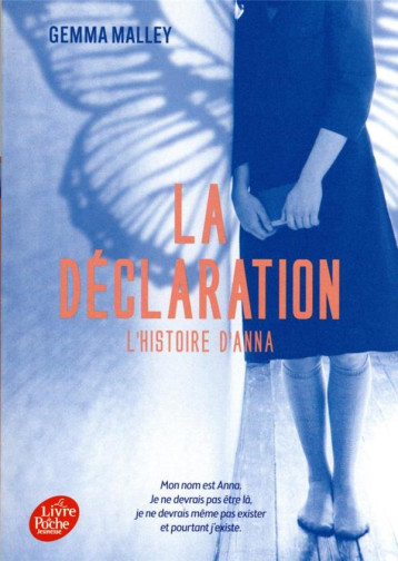 LA DECLARATION TOME 1 : L'HISTOIRE D'ANNA - MALLEY GEMMA - HACHETTE