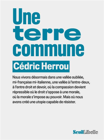 UNE TERRE COMMUNE - HERROU CEDRIC - SEUIL
