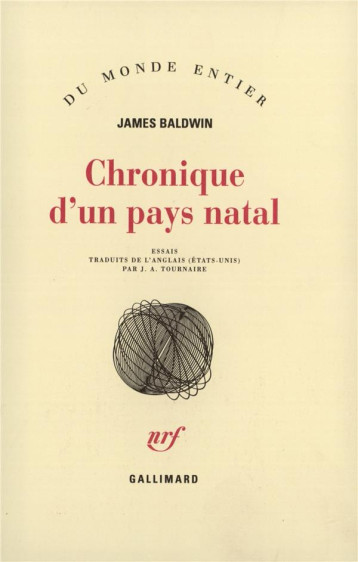 CHRONIQUE D'UN PAYS NATAL - BALDWIN JAMES - GALLIMARD