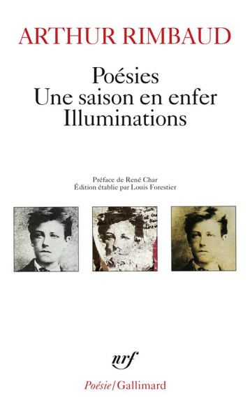 POESIES, UNE SAISON EN ENFER, ILLUMINATIONS - RIMBAUD ARTHUR - GALLIMARD