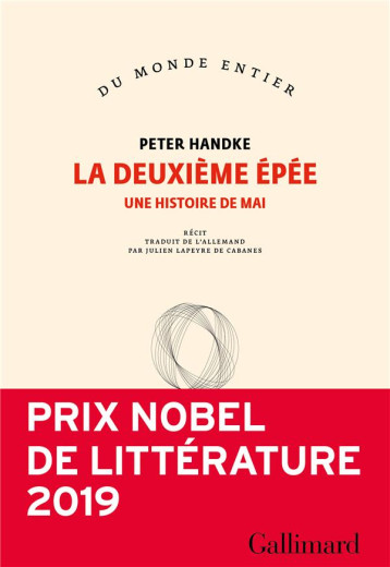 LA DEUXIEME EPEE - HANDKE PETER - GALLIMARD