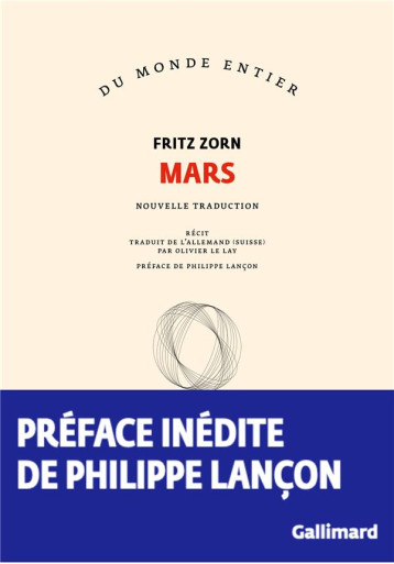 MARS - ZORN FRITZ - GALLIMARD