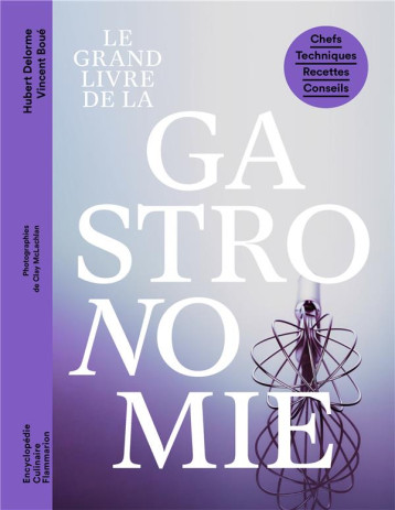 LE GRAND LIVRE DE LA GASTRONOMIE FRANCAISE : CHEFS, TECHNIQUES, RECETTES, CONSEILS - BOUE/DELORME - FLAMMARION