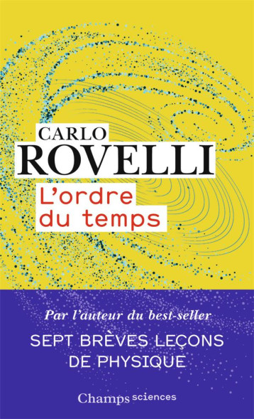 L'ORDRE DU TEMPS - ROVELLI CARLO - FLAMMARION