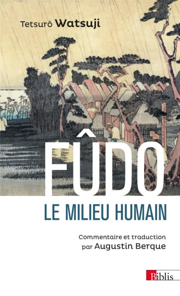 FUDO, LE MILIEU HUMAIN - TETSURO WATSUJI - CNRS