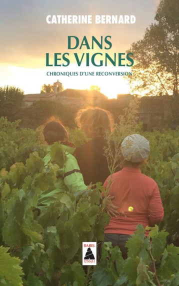 DANS LES VIGNES - CHRONIQUES D'UNE RECONVERSION - ILLUSTRATIONS, NOIR ET BLANC - BERNARD CATHERINE - ACTES SUD