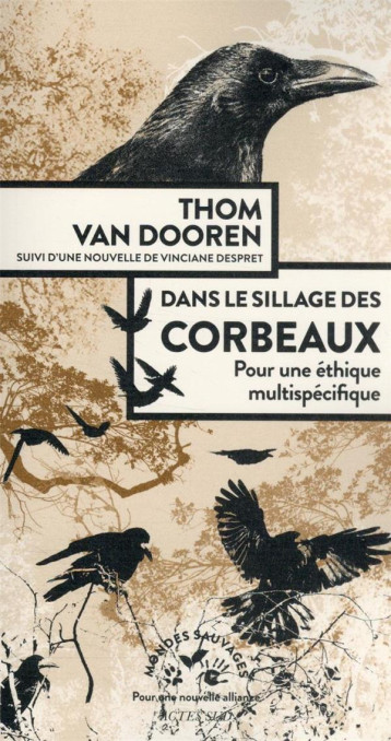 DANS LE SILLAGE DES CORBEAUX  -  POUR UNE ETHIQUE MULTISPECIFIQUE - VAN DOOREN/DESPRET - ACTES SUD