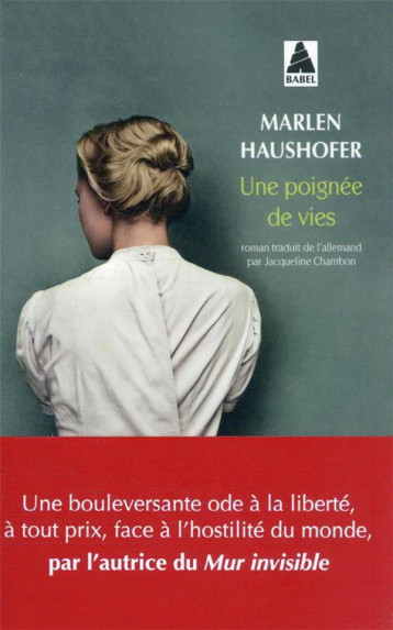 UNE POIGNEE DE VIES - HAUSHOFER MARLEN - ACTES SUD