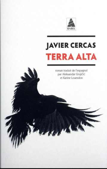 TERRA ALTA TOME 1 - CERCAS JAVIER - ACTES SUD