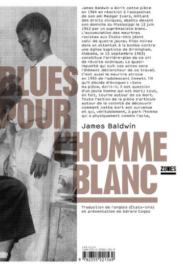 BLUES POUR L'HOMME BLANC - BALDWIN JAMES - ZONES