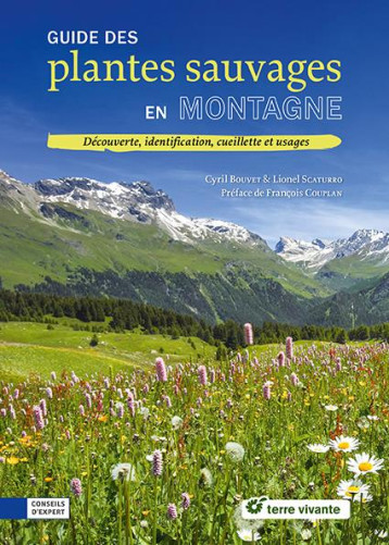 GUIDE DES PLANTES SAUVAGES EN MONTAGNE - IDENTIFICATION, CUEILLETTE ET USAGES - BOUVET/SCATURRO - TERRE VIVANTE