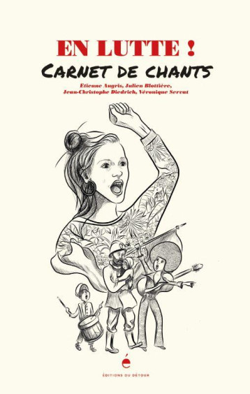 EN LUTTE ! CARNET DE CHANTS - SERVAT/AUGRIS - BLACKLEPHANT