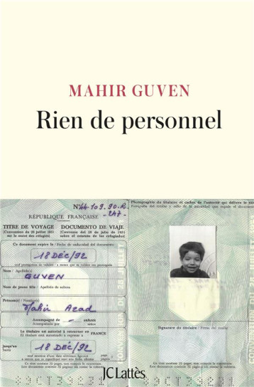 RIEN DE PERSONNEL - GUVEN MAHIR - CERF