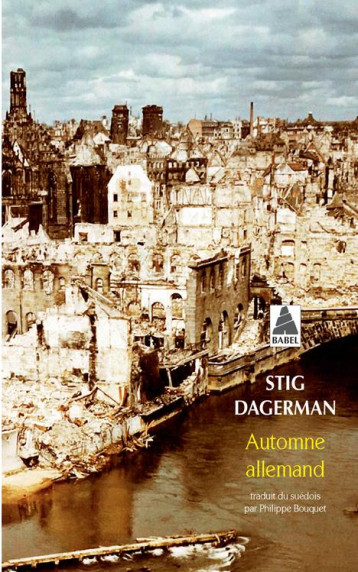 AUTOMNE ALLEMAND - DAGERMAN STIG - ACTES SUD