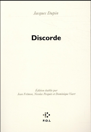 DISCORDE - DUPIN JACQUES - POL