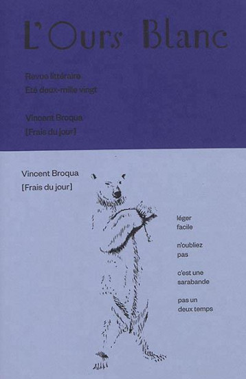 FRAIS DU JOUR - BROQUA VINCENT - HEROS LIMITE