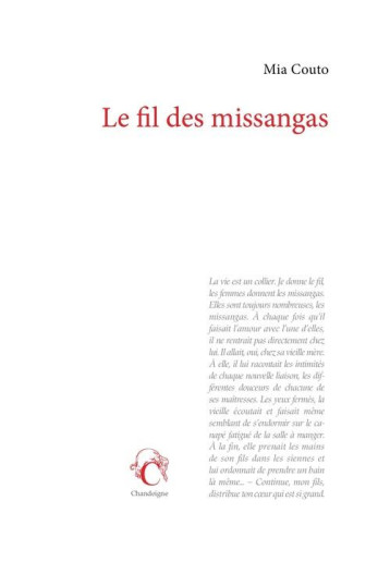 LE FIL DES MISSANGAS - COUTO MIA - CHANDEIGNE