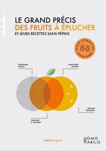 LE GRAND PRECIS DES FRUITS A EPLUCHER ET LEURS RECETTES SANS PEPINS - STEPHANE LAGORCE - HOMO HABILIS