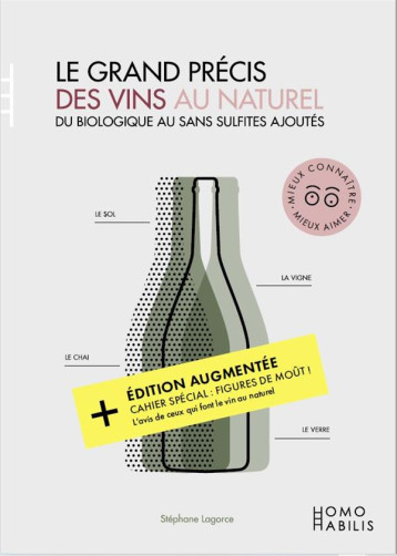 LE GRAND PRECIS DES VINS AU NATUREL : DU BIOLOGIQUE AU SANS SULFITES AJOUTES - CAMPO/LAGORCE - HOMO HABILIS