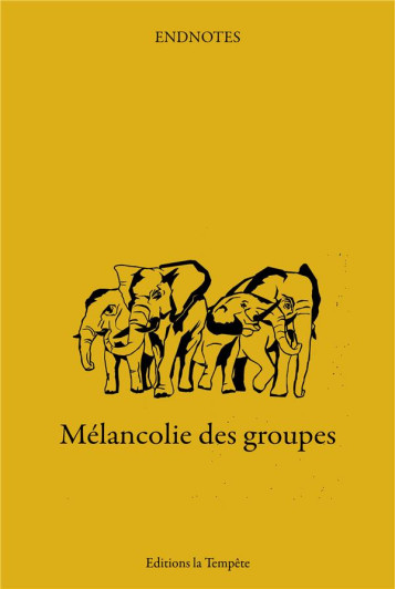 MELANCOLIE DES GROUPES - ENDNOTES - TEMPETE