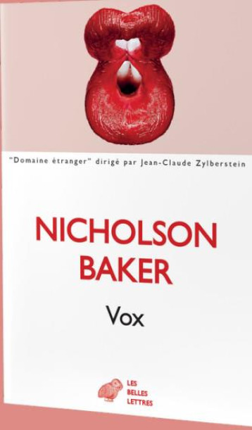 VOX - BAKER NICHOLSON - BELLES LETTRES