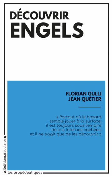 DECOUVRIR ENGELS - GULLI/QUETIER - SOCIALES