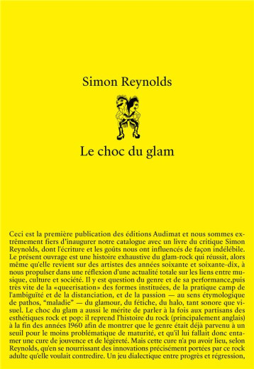 LE CHOC DU GLAM - SIMON REYNOLDS - EDIT PRESENTES