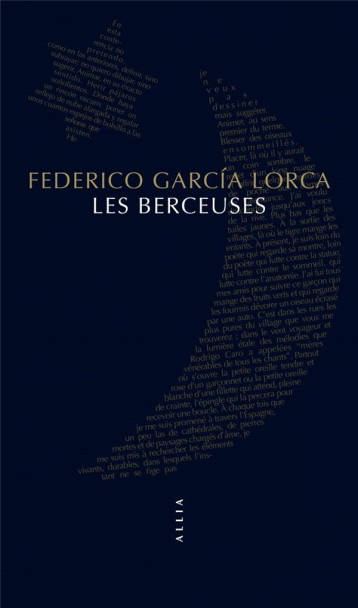 LES BERCEUSES - GARCIA LORCA F. - ALLIA
