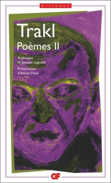 POEMES TOME 2 - TRAKL GEORG - FLAMMARION