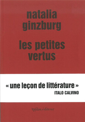 LES PETITES VERTUS - GINZBURG NATALIA - YPSILON