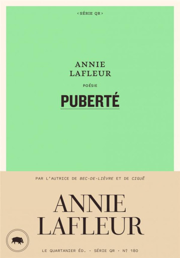 PUBERTE - LAFLEUR ANNIE - QUARTANIER